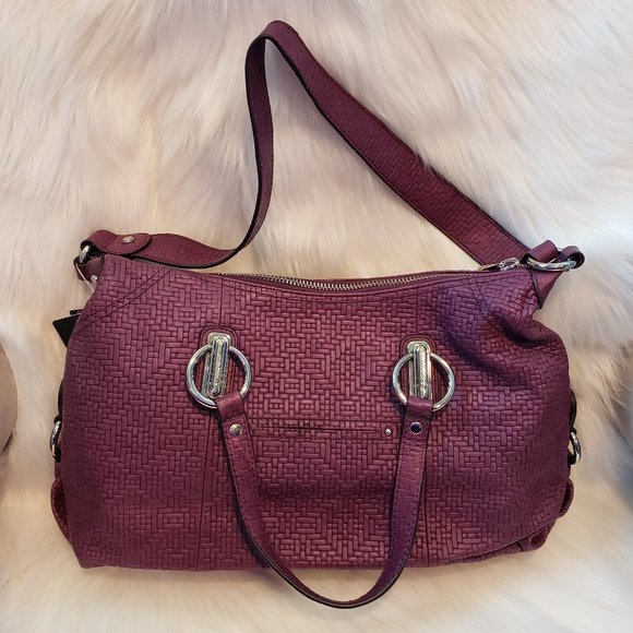 NWT Leather Mulberry B. Makowsky Satchel - Picture 4 of 10